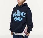 画像6: ABC×Smile hooded hoody sweater　ユニセックス男女兼用 abc×スマイルフーディセーターパーカー  (6)