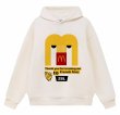 画像1: Unisex M logo print hoodie Sweat Shirt 　男女兼用Mロゴプリントフーディ　スウェットパーカー　シャツ (1)