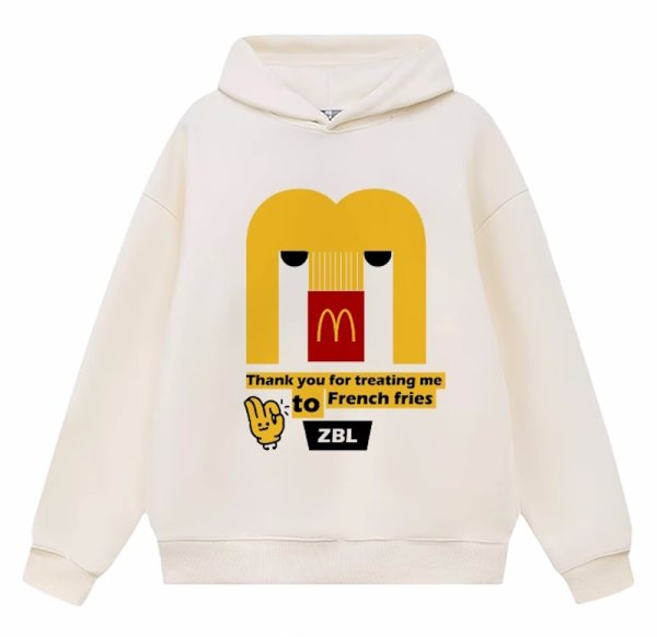 画像1: Unisex M logo print hoodie Sweat Shirt 　男女兼用Mロゴプリントフーディ　スウェットパーカー　シャツ (1)