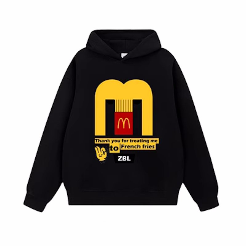 画像2: Unisex M logo print hoodie Sweat Shirt 　男女兼用Mロゴプリントフーディ　スウェットパーカー　シャツ (2)