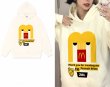 画像4: Unisex M logo print hoodie Sweat Shirt 　男女兼用Mロゴプリントフーディ　スウェットパーカー　シャツ (4)