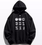 画像5: Unisex apple photo print hoodie Sweat Shirt 　男女兼用アップルりんごフォトプリントプリントフーディ　スウェットパーカー　シャツ (5)
