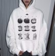 画像4: Unisex apple photo print hoodie Sweat Shirt 　男女兼用アップルりんごフォトプリントプリントフーディ　スウェットパーカー　シャツ (4)