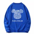 画像1: Unisex nasa x paisley BE@RBRICK bear print Sweat Shirt 　男女兼用ナサNASA×ペイズリーバンダナ柄ベアブリックベア熊プリントスウェットシャツ (1)