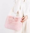 画像8: contrasting color stitching tote Shoulder  Bag 　コントラストカラーファートート ショルダーバックハンドバッグ  (8)