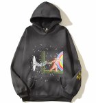 画像1: Unisex Sanskrit distressed mud print hooded sweatshirt 　男女兼用サンスクリット プリント フーディ　スウェットパーカー　シャツ (1)