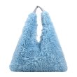 画像5: large capacity plush versatile furry tote Shoulder  Bag 　ファーモコモコラージトート ショルダーバックハンドバッグ  (5)