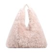 画像3: large capacity plush versatile furry tote Shoulder  Bag 　ファーモコモコラージトート ショルダーバックハンドバッグ  (3)