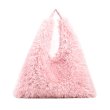 画像12: large capacity plush versatile furry tote Shoulder  Bag 　ファーモコモコラージトート ショルダーバックハンドバッグ  (12)