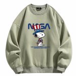画像6: Unisex nasa xSnoopy print Sweat Shirt 　男女兼用ナサNASA×スヌーピープリントスウェットシャツ (6)