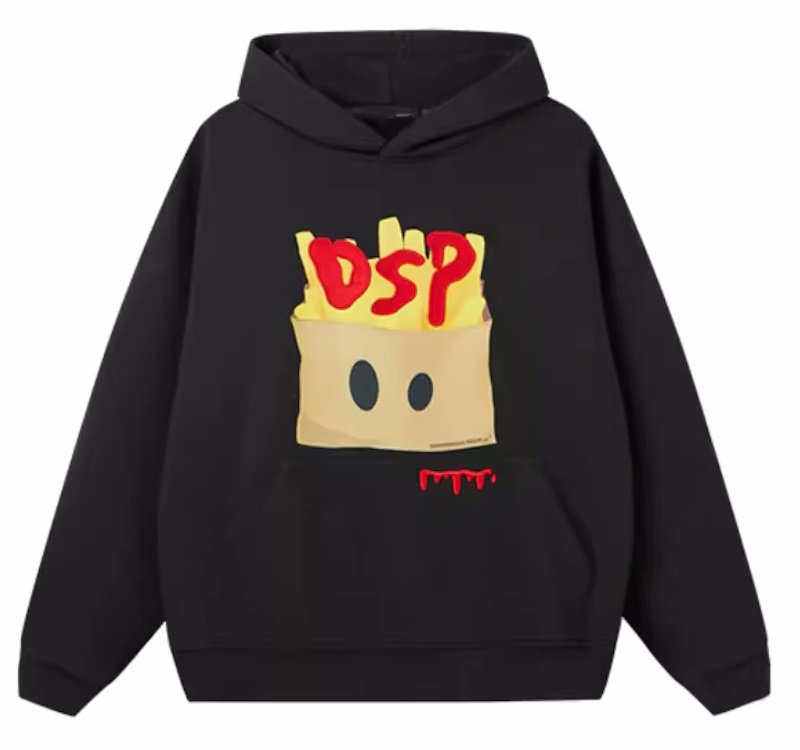 画像1: Unisex DANGEROUS PEOPLE  PrintLogo print  hoodie Sweat Shirt 　男女兼用DSPロゴプリントフーディ　スウェットパーカー　シャツ (1)