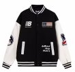 画像4: American flag embroidered baseball jacket stadium jacket baseball uniform jacket blouson  ユニセックス 男女兼用アメリカンフラッグスタジアムジャンパー スタジャン MA-1 ボンバー ジャケット ブルゾン (4)