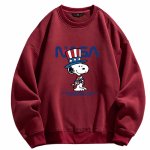 画像10: Unisex nasa xSnoopy print Sweat Shirt 　男女兼用ナサNASA×スヌーピープリントスウェットシャツ (10)
