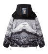 画像3: Unisex The Starry Night by Vincent van Gogh Design White Duck Down Jacket ユニセックス 星月夜 ゴッホ デザイン ホワイトダック ダウンジャケット (3)