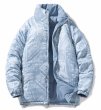 画像2: Unisex paisley reversible Down jacket  ユニセックス ペイズリーバンダナ柄リバーシブル ダウンジャケット (2)