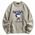 画像8: Unisex nasa xSnoopy print Sweat Shirt 　男女兼用ナサNASA×スヌーピープリントスウェットシャツ (8)
