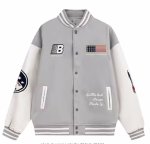 画像5: American flag embroidered baseball jacket stadium jacket baseball uniform jacket blouson  ユニセックス 男女兼用アメリカンフラッグスタジアムジャンパー スタジャン MA-1 ボンバー ジャケット ブルゾン (5)