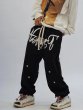 画像3: Star & Alphabet Logo embroidery Sweat Pant Jogger Pant  ユニセックス 男女兼用 スター＆アルファベットロゴ刺繍 スウェット パンツ ジョガー (3)