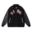 画像3: cross emblem baseball jacket stadium jacket baseball uniform jacket blouson  ユニセックス 男女兼用クロスエンブレムスタジアムジャンパー スタジャン MA-1 ボンバー ジャケット ブルゾン (3)