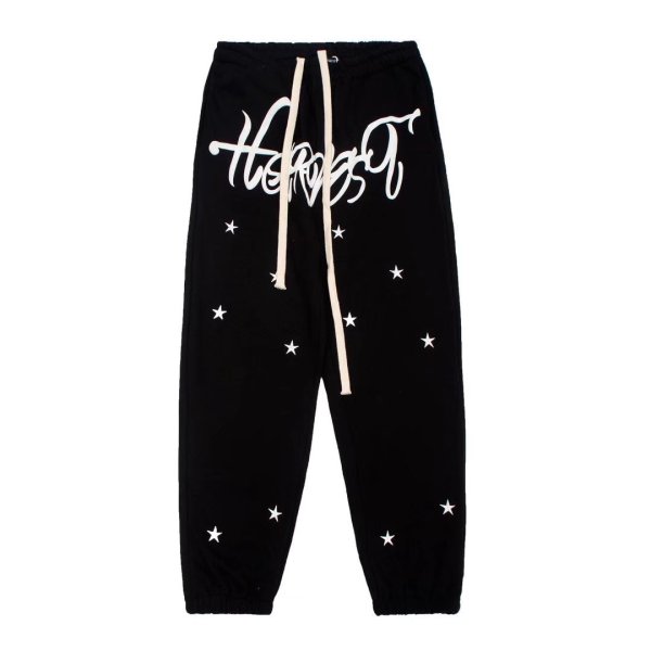 画像1: Star & Alphabet Logo embroidery Sweat Pant Jogger Pant  ユニセックス 男女兼用 スター＆アルファベットロゴ刺繍 スウェット パンツ ジョガー (1)
