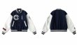 画像2: American baseball embroidery BASEBALL JACKET baseball uniform jacket blouson  ユニセックス 男女兼用アメリカンベースボール刺繍 スタジアムジャンパー スタジャン MA-1 ボンバー ジャケット ブルゾン (2)