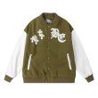 画像2: cross emblem baseball jacket stadium jacket baseball uniform jacket blouson  ユニセックス 男女兼用クロスエンブレムスタジアムジャンパー スタジャン MA-1 ボンバー ジャケット ブルゾン (2)