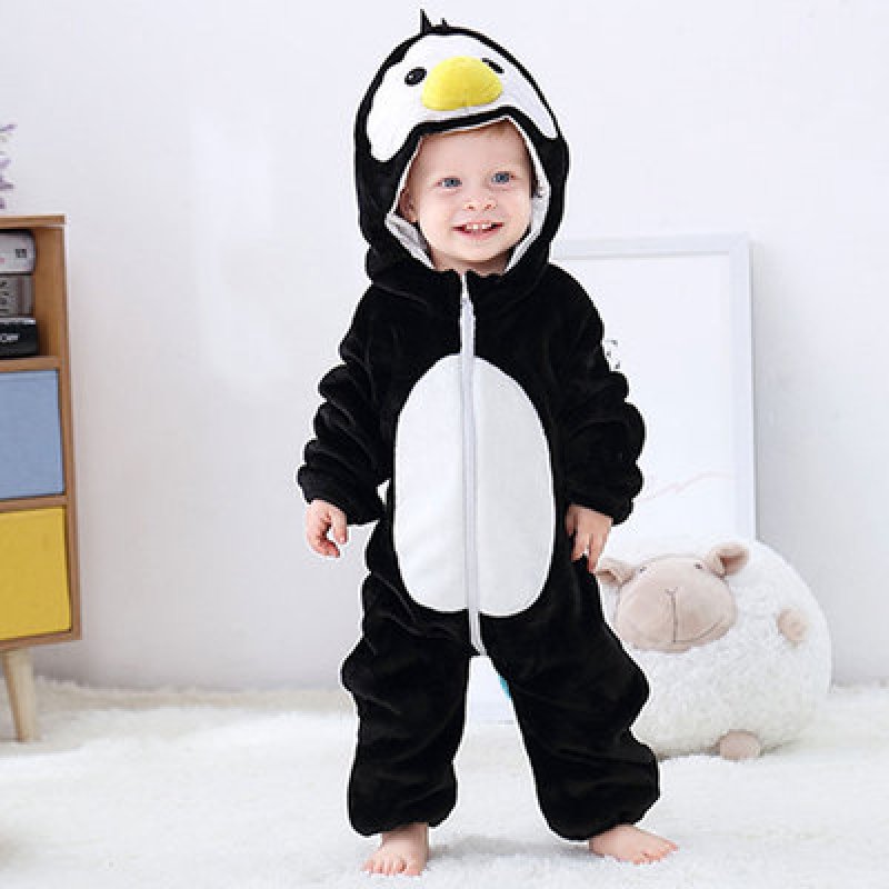 画像21: Animal Baby panda romper 赤ちゃんキッズ 子供　厚手モコモコ パンダ ロンパース つなぎ オールインワン 着ぐるみ (21)