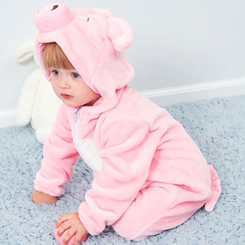 画像8: Animal Baby panda romper 赤ちゃんキッズ 子供　厚手モコモコ パンダ ロンパース つなぎ オールインワン 着ぐるみ (8)