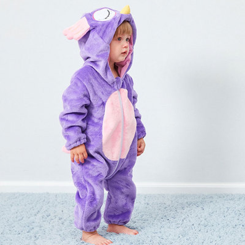 画像19: Animal Baby panda romper 赤ちゃんキッズ 子供　厚手モコモコ パンダ ロンパース つなぎ オールインワン 着ぐるみ (19)