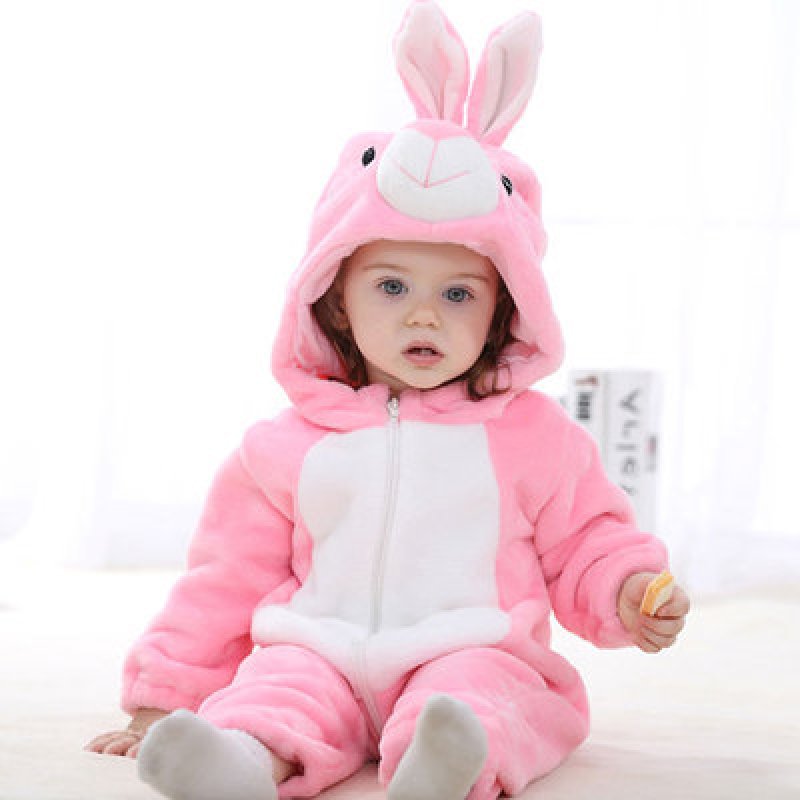 画像7: Animal Baby panda romper 赤ちゃんキッズ 子供　厚手モコモコ パンダ ロンパース つなぎ オールインワン 着ぐるみ (7)