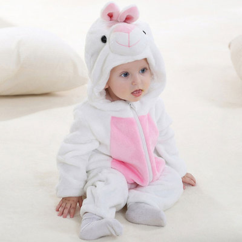 画像4: Animal Baby panda romper 赤ちゃんキッズ 子供　厚手モコモコ パンダ ロンパース つなぎ オールインワン 着ぐるみ (4)