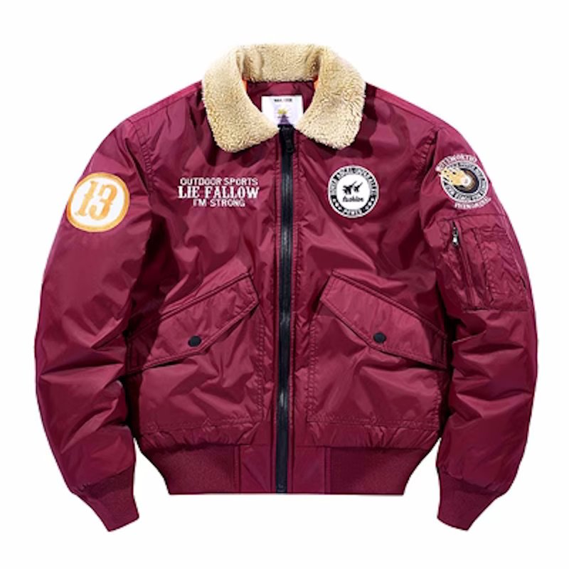画像3: MA1 Flying Bomber Jacket stadium jacket baseball uniform jacket blouson  ユニセックス 男女兼用フライングボンバージャンパー スタジャン MA-1  ジャケット ブルゾン (3)