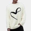 画像5:  Unisex high street mohair sweatersr ユニセックス男女兼用ハイストリートモヘアプルオーバーセーター (5)