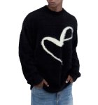 画像1:  Unisex high street mohair sweatersr ユニセックス男女兼用ハイストリートモヘアプルオーバーセーター (1)