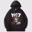 画像9: Unisex 1997 Tom & Jerry Print HoodieHoodie Hoody Sweat Shirt ユニセックス 男女兼用 1997トム＆ジェリートムとジェリープリントフーディ パーカー スウェット (9)