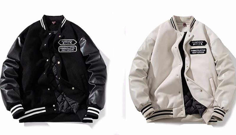 画像6: NASA×Skull x dog embroidered baseball jacket stadium jacket baseball uniform jacket blouson  ユニセックス 男女兼用NASAナサ×スカル×ドッグ刺繍スタジアムジャンパー スタジャン MA-1 ボンバー ジャケット ブルゾン (6)