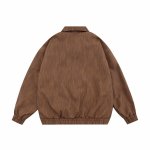 画像3: WESVGM Maillard cartoon embroidered jacket stadium jacket baseball uniform jacket blouson  ユニセックス 男女兼用boyボーイ刺繍スタジアムジャンパー スタジャン MA-1 ボンバー ジャケット ブルゾン (3)