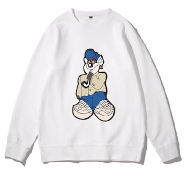 画像1: Unisex  animal  print Sweat Shirt ユニセックス 男女兼用アニマルプリント スウェットトレーナー (1)