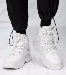 画像5: Men's high cut velcro leather martin boots high-top lace-up boots sneakers 　即納ユニセックス男女兼用レザーハイカットベルクロレースアップブリティッシュブーツスニーカー (5)