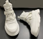 画像8: Men's high cut velcro leather martin boots high-top lace-up boots sneakers 　即納ユニセックス男女兼用レザーハイカットベルクロレースアップブリティッシュブーツスニーカー (8)