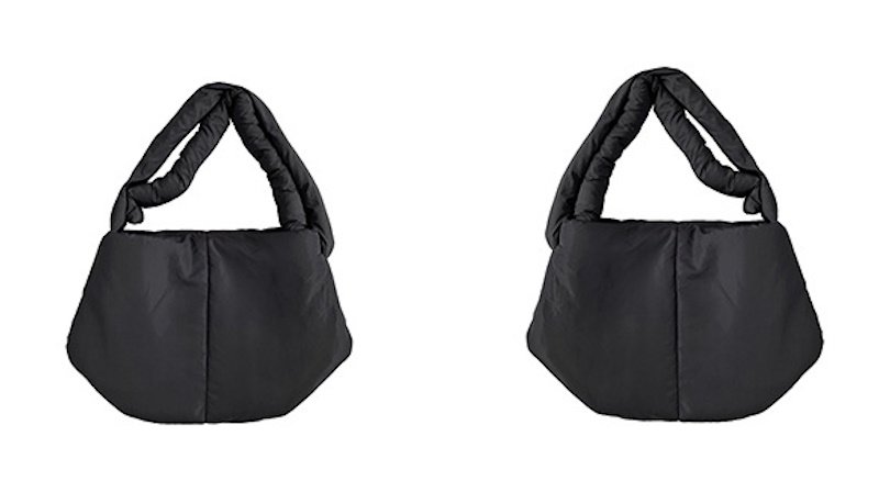 画像8: solid color down tote shoulder bag tote Shoulder  Bag 　ソリッドカラーダウンショルダートートクロスボディーバックハンドバッグ  (8)