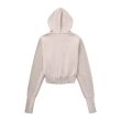 画像4: Women's Simple Knit Zip Up Hoodie Hoody レディース　シンプルデザイン　ニット　ジップアップ　パーカー　フーディ (4)