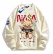 画像5: UnisexNASA x Sunglasses Bear sweat shirts ユニセックス 男女兼用NASAナサ×サングラスベアプルオーバ スエットトレーナー (5)