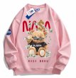 画像7: UnisexNASA x Sunglasses Bear sweat shirts ユニセックス 男女兼用NASAナサ×サングラスベアプルオーバ スエットトレーナー (7)