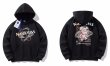 画像1: NASA x Bearbrick x kaws logo Hoodie Hoody  ユニセックス 男女兼用 NASAナサ×ベアブリック×カウズフーディパーカー (1)