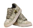 画像4:  Unisex Mens star emblem leather sneakers  Sneakers 　スター星エンブレムレースアップ レザー スニーカー  (4)