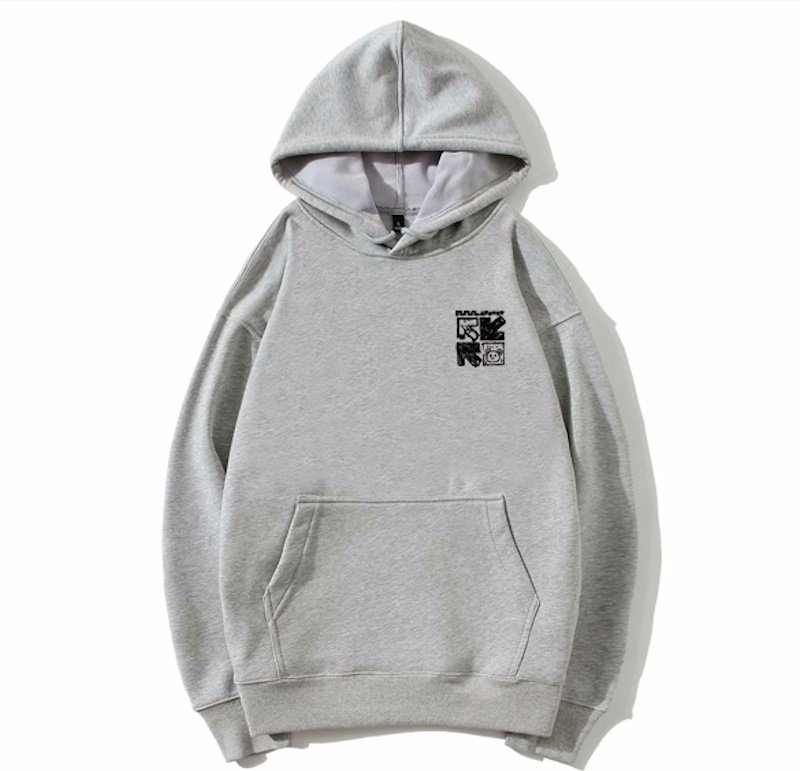 画像5: MKTEE bear print hoodie    ユニセックス 男女兼用MKTEEベアプリントフーディパーカー (5)