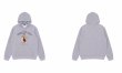 画像3: surprised Rabbit print hoodieユニセックス 男女兼用サプライズラビットフーディパーカー (3)