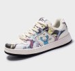 画像7:  Unisex Mens Kaws x Graphic Spiritual Guy Sneakers　ユニセックスカウズ×グラフィックレースアップ レザー スニーカー  (7)