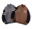 画像5: NASANasa×UFO embroidery  baseball uniformbaseball jacket stadium jacket   blouson  ユニセックス 男女兼用NASAナサ×UFO刺繍スタジアムジャンパー スタジャン MA-1 ボンバー ジャケット ブルゾン (5)